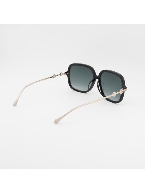Gucci GG0884SA 001 Sunglasses Black Square Frame, Grey Lenses main image 2